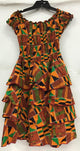 Ankara kente Short Dress S3