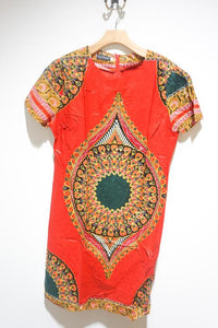 Ankara Short Dress S07