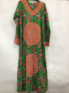 African Embro Gown S36