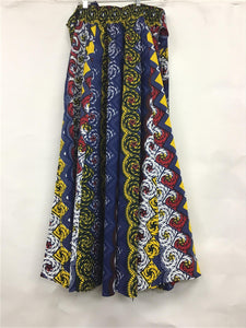 Ankara Long Flared Skirt M5