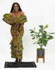 Ankara 3 Layer Mermaid Kente Dress