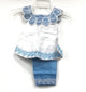 2 piece Girls Brocade set01