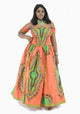 Ankara long Dress S01