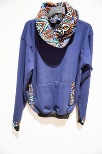 High Neck Ankara Sweater