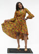 Kente High-Low Skirt