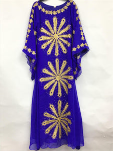 Long Kaftan Sunflower Dress