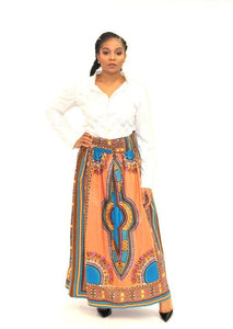 Ankara Long Skirts D01