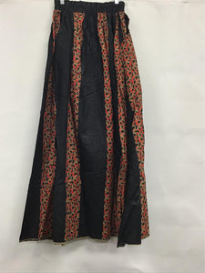 Ankara Long Flared Skirt M6