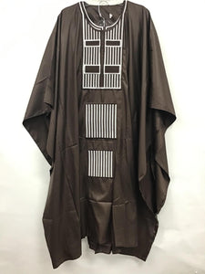 Agbada Lines Embroidery Set