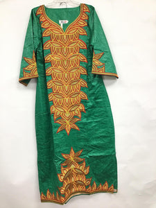 African Embro Gown S24