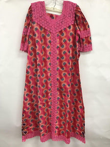 African Lace Ankara Gown S01