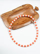 African Necklace Coral Two-Tone