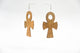 Ankh S1 Tan Earrings