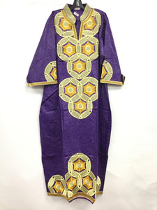 African Embro Gown S26