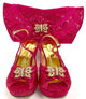 Butterfly Design High Heel & Bag Set