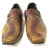 Men Brown Gator Skin Leather Shoes