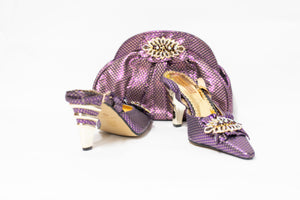 Low Heel & Bag Set S04