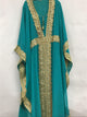 Long Kaftan Crystal Sequence Dress