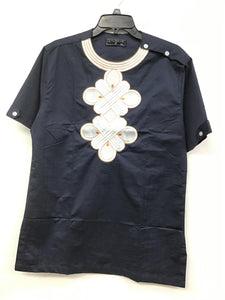 Twins Embroidery Double Design Top