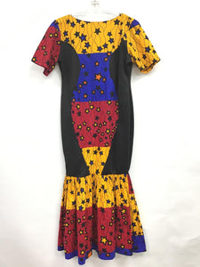 Ankara Mermaid Dress S4 Stars