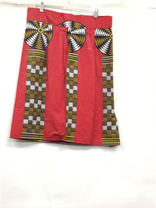 Ankara Short Pencil Skirt S12