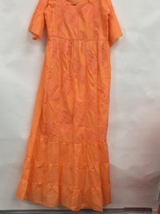 African Lace Mix Dress S5