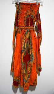 Ankara Long Dress S04