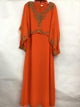 Long Kaftan Stone Cape