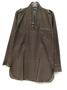 Men Two Button Double Collar Shirt