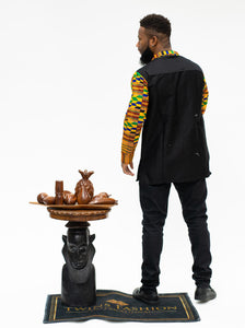 Kente Long Sleeve Top/Shirt