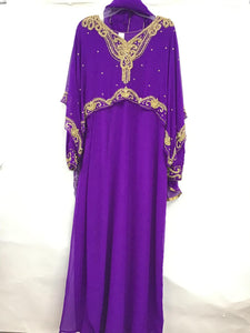 Long Kaftan Stone Cape