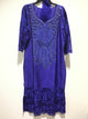 African Embroidery Solid Stone Dress