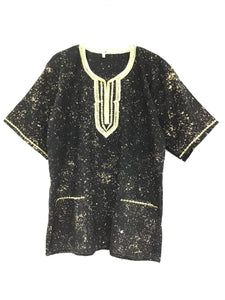 Dye Embroidery Top D2 Dots