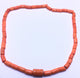 African Necklace Coral Beads & Small Coral Pendent