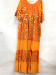 African Lace Mix Dress S7