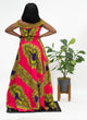 Ankara Dashiki Long Dress Gown